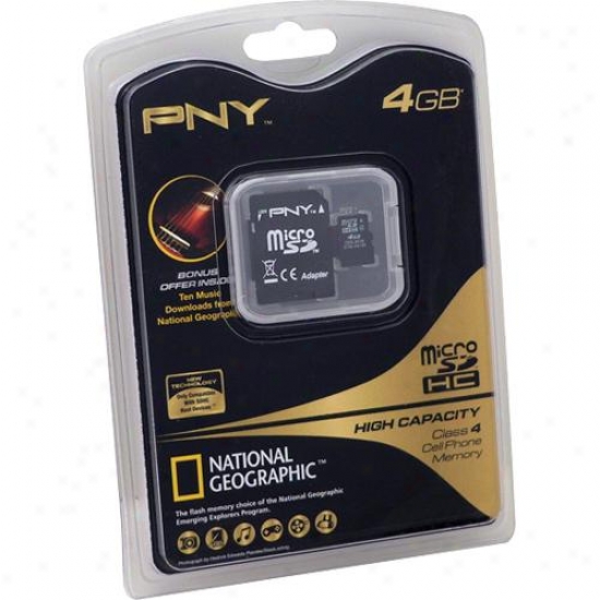 Pny 4gb Micro Sd Digital Memory Card