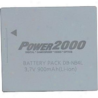 Power 2000 Acd-243 Rechargeable Battery ( Canon Nb-4l Equivalent )