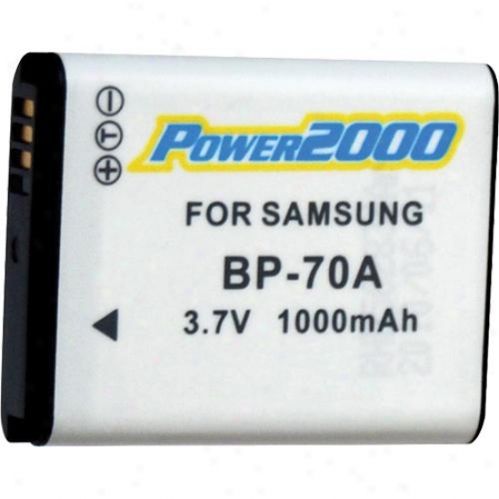 Power 2000 Acd-323 Replacement For Samsung Bp70a Battery