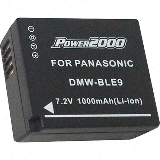 Power 2000 Acd-342 Li-ion Rechargeable Battery (panasonic Dmw-ble9 Equivalent)