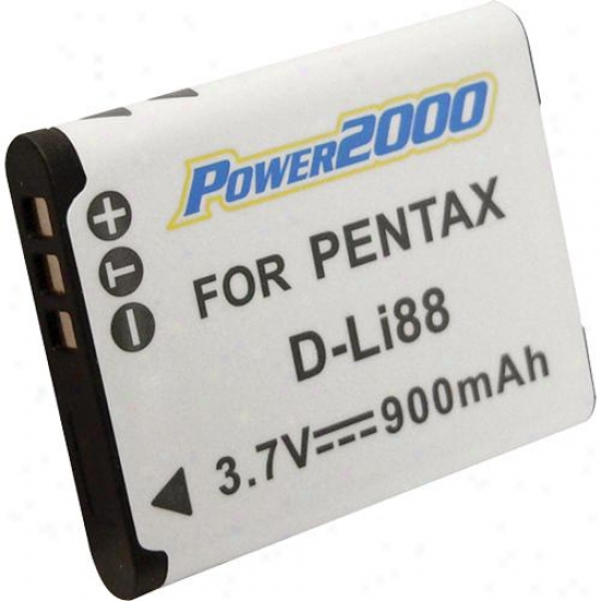 Power 2000 Acd298 Pentax Dli-88 Rechargeable Battery