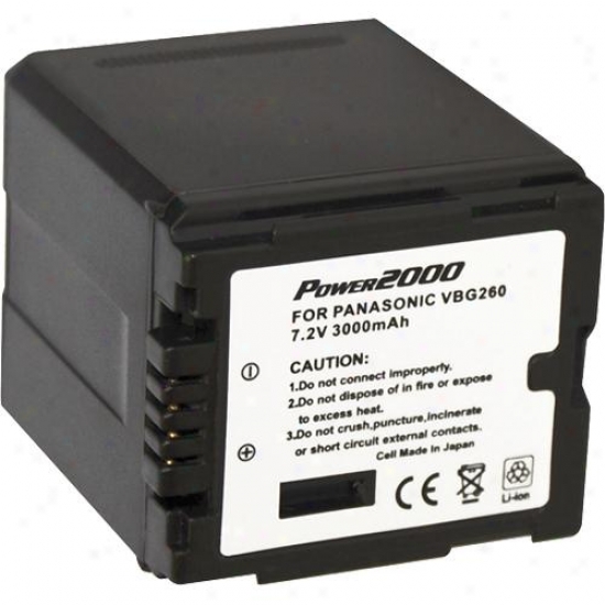 Power 2000 Acd757 Re-establishment Rechargeable Battery For Panasonic Vbg-260