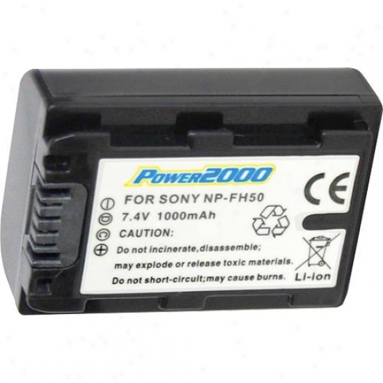 Power 2000 Acd759 Re-establishment Rechargeable Battery For Sony