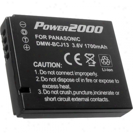 Power 2000 Replacemet Because of Panasonic Dmw-bcj13 Camera Battery Acd-330