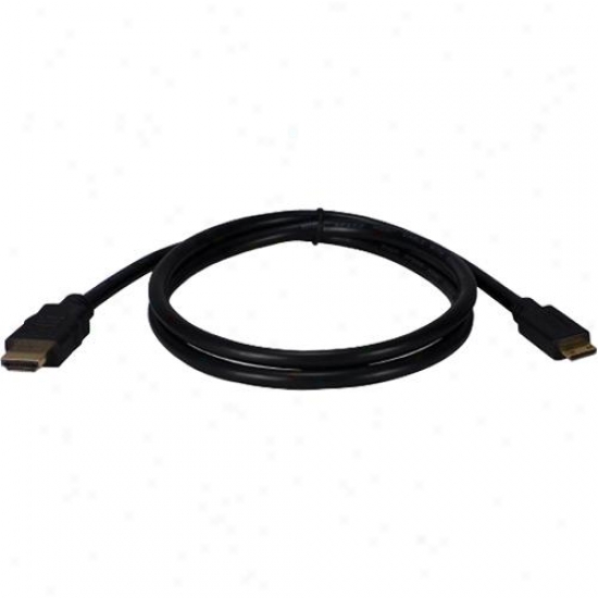 Qvs 1-meter High-speed Hdmi To Mini Hdmi W/ Ethernet 1080p Hd Camera Cable