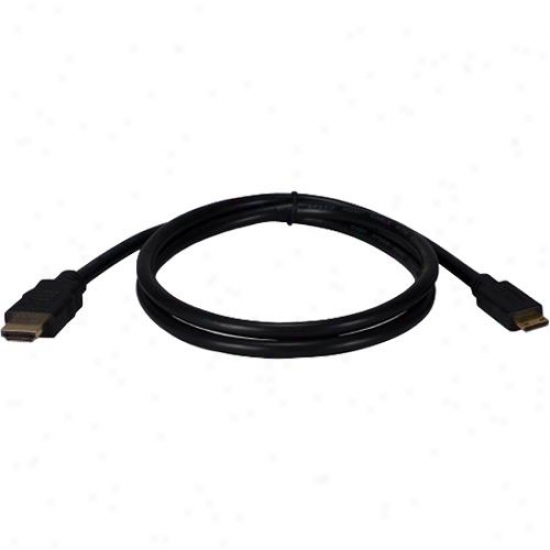 Qvs 2-meter High-speed Hdmi To Mini Hdmi W/ Ethernet 1080p Hd Camera Cable