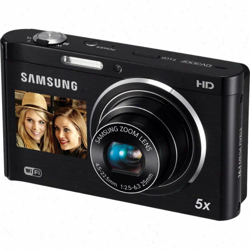 Samsung Dv300 Dualview 16 Megapixel Digital Camera - Black