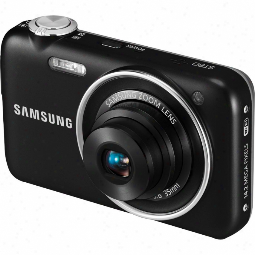 Samsung Open Box St80 14.2-megapixel Wireless Digital Camera - Black