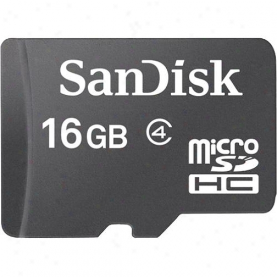 Sandisk 16gb Microshdc Memory Card With Adapter