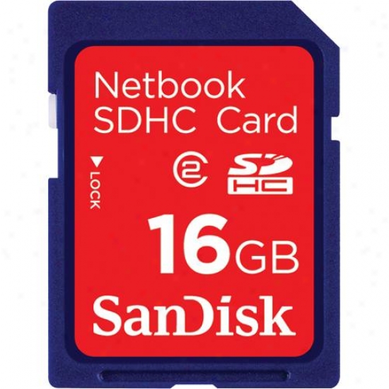 Sandisk 16gb Netbook Sdhc Memory Card