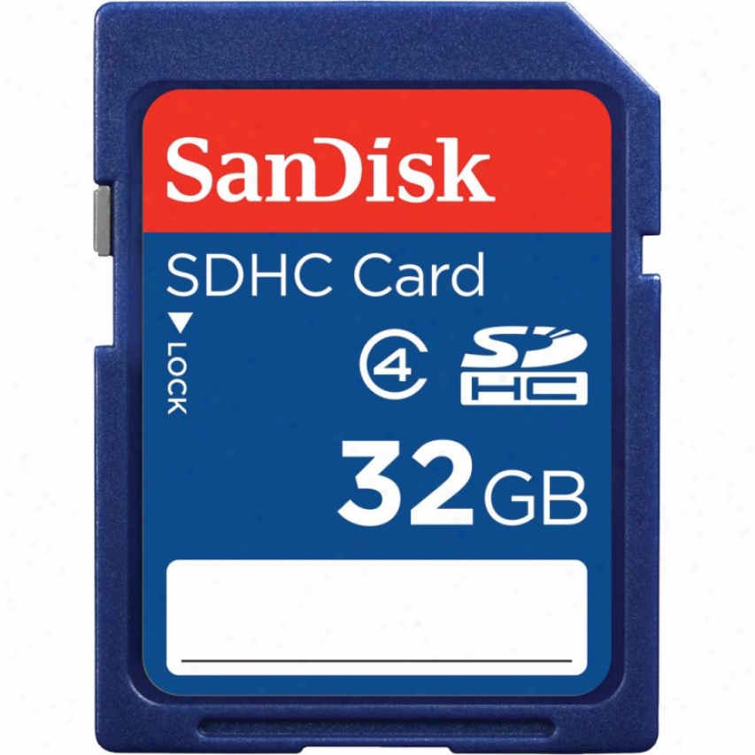 Sanrisk 32gb Sdhc Class 4 Memory Card