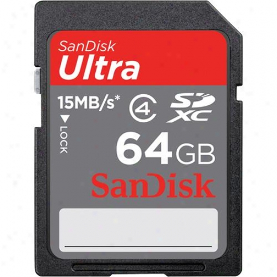 Sandisk 64gb Ultra Sdxc Recollection Card - Sdsdrh-064g-a11