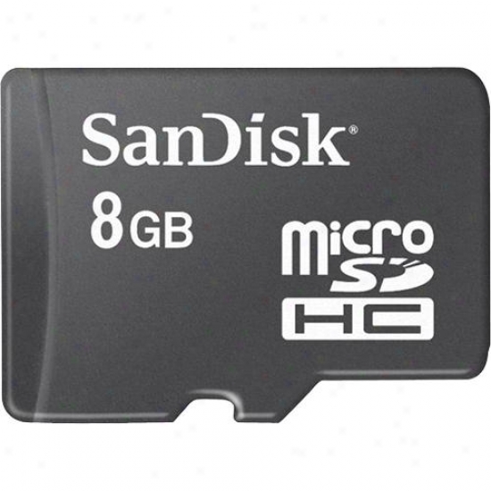 Sandosk 8gb Microsdhc By the side of Sd Adapter