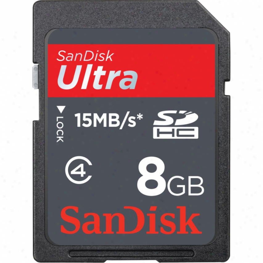 Sandisk 8gb Ultra Secure Digital (sd) Memory Card Sdsdrh-008g-a11