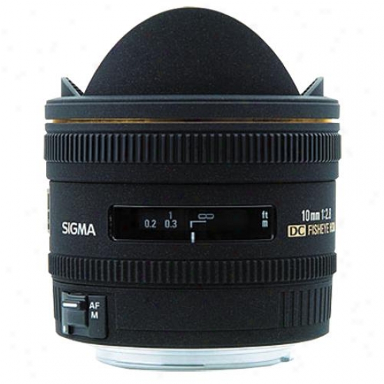 Sigma 10mm F/2.8 Ex Dc Fisheye Hsm Lens For Canon Slr