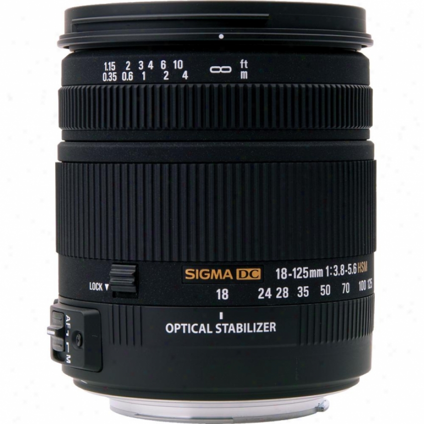 Sigma 18-125mm F3.8-5.6 Os Hsm Dc Lens For Canon Dslr Cameras