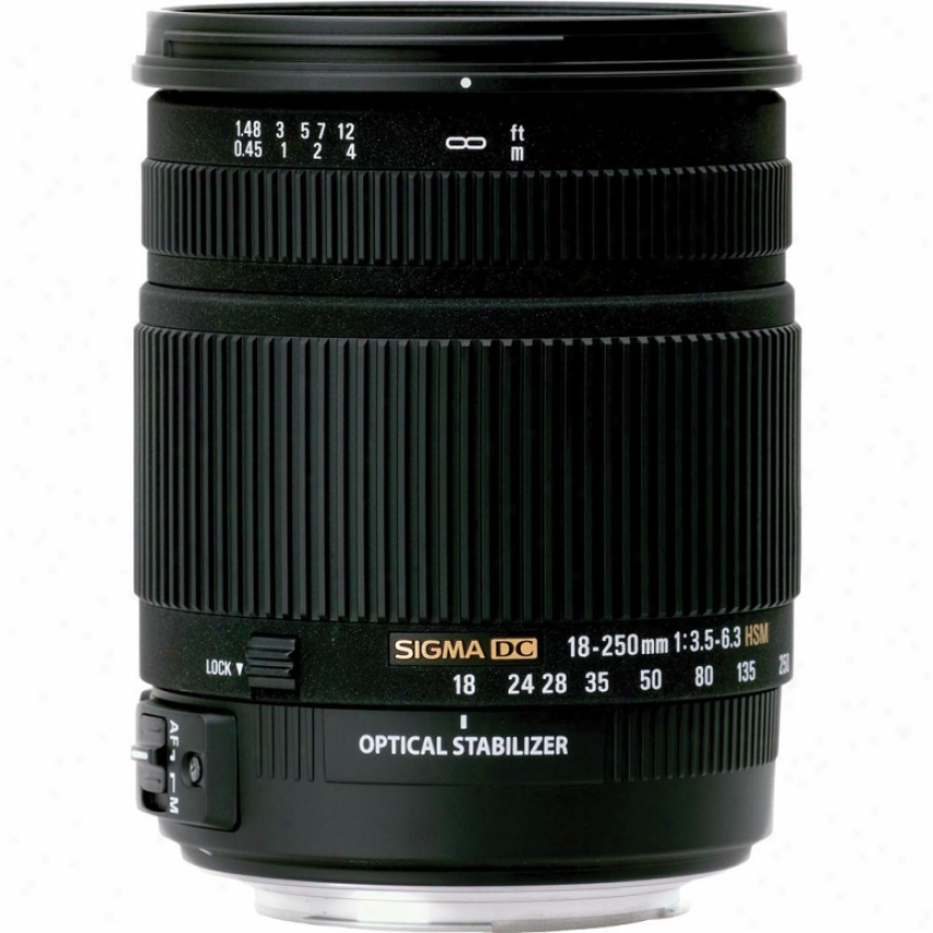 Sigma 18-250mm F3.5-6.3 Os Hsm Dc Lens For Sojy Dslr Cameras