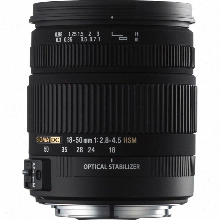 Sigma 18-50mm F2.8-4.5 Os Hsm Dc Lens For Sony Dslr Cameras
