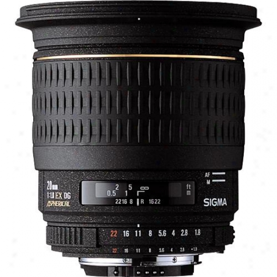 Sigma 20mm F1.8 Ex Dg Asp Rf Wide-angle Lens For Sony Dslr Cameras