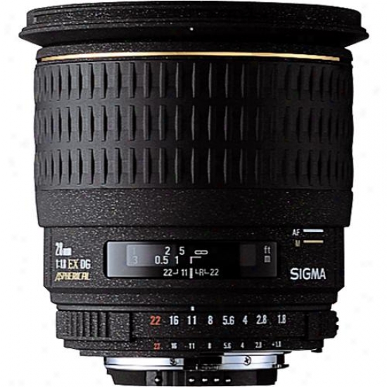 Sigma 28mm F1.8 Ex Dg Asp Macro Wide-angle Lens For Canon Dslr Cameras