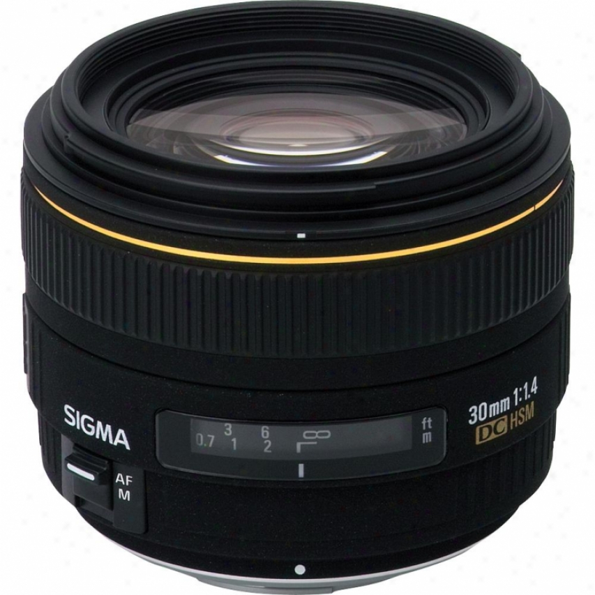 Slgma 30mm F1.4 Ex Dc Hsm Wide-angle Lens For Sony Dslr Cameras