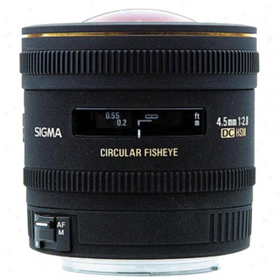 Sigma 4.5mm F/2.8 Ex Dc Circular Fisheye Hsm Canon Lens