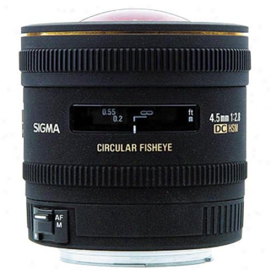 Sigma 4.5mm F/2.8 Ex Dc Round Fisheye Hsm Nikon Lens