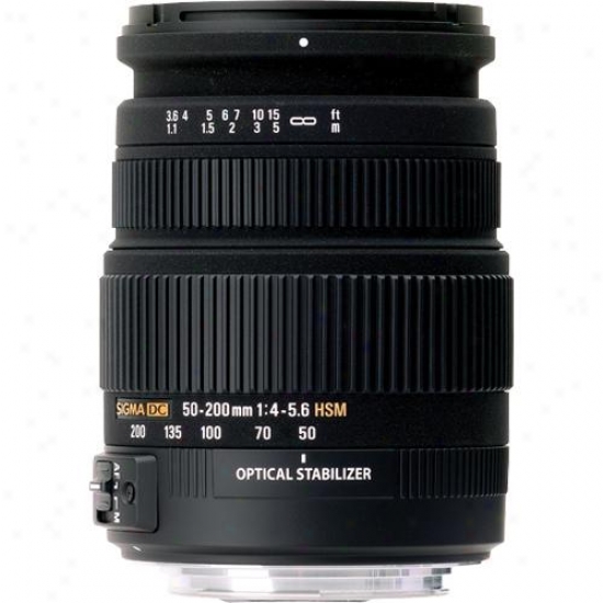 Sigma 50-200mm F/4-5.6 Dc Os Hsm Lens - Canon Ca50-200os