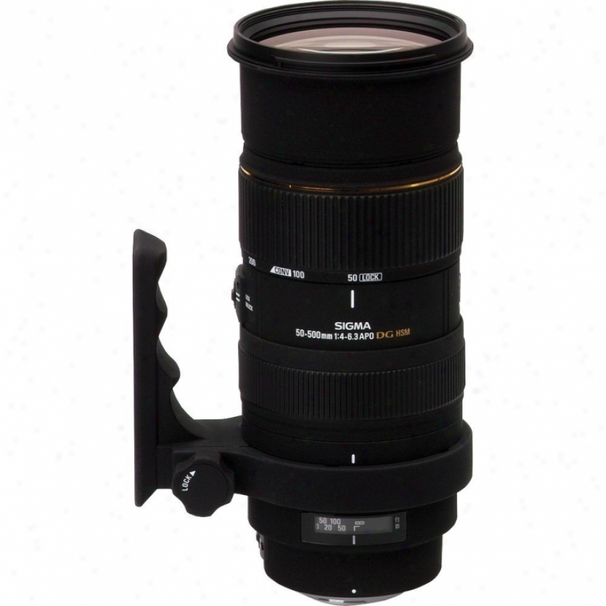 Sigma 50-500m F/4.5-6.3 Dg Os Hsm Lens For Canon Digital Slr Ca50-500mm