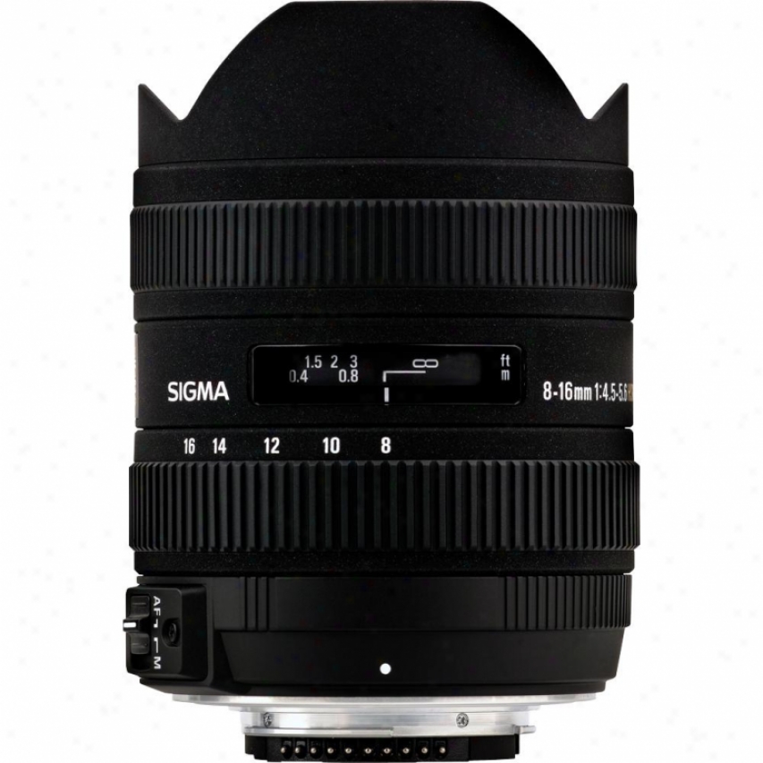 Sigma 8-16mm F4-5.6 Dc Hsm Wide-angle Zoom Lens For Sony Dslr Cameras