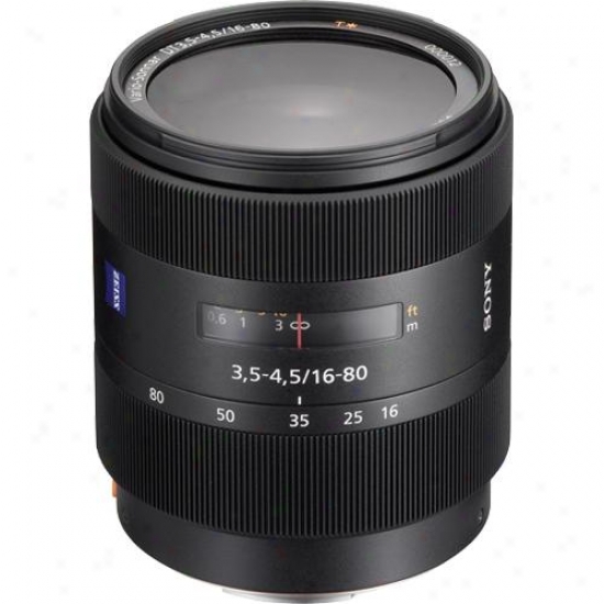 Sony 16-80mm F/3.5-4.5 Carl Zeiss Vario-sonnar T Dt&reg; Zoom Lens - Sal-1680z