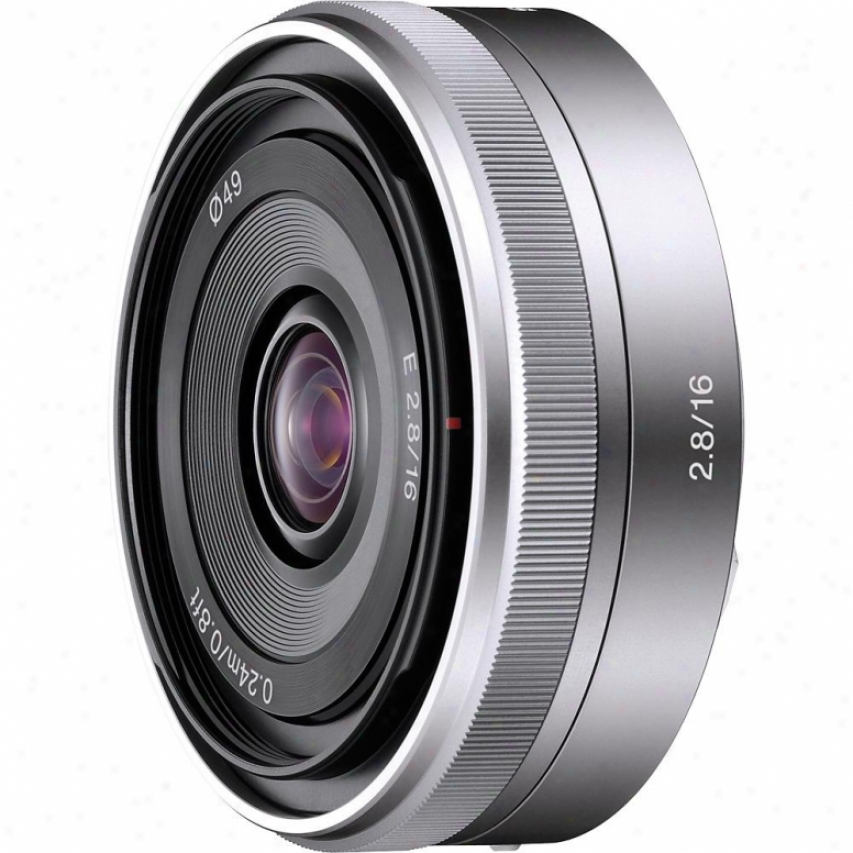 Sony 16mm F/2.8 E-mount Wide-angle Nex Series Lens - Sel-16f28