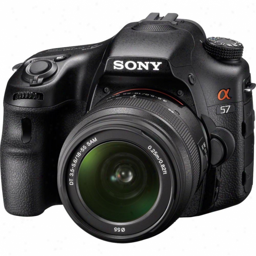 Sony A57 Dslr 16-megapixel Camera With Lens Kit