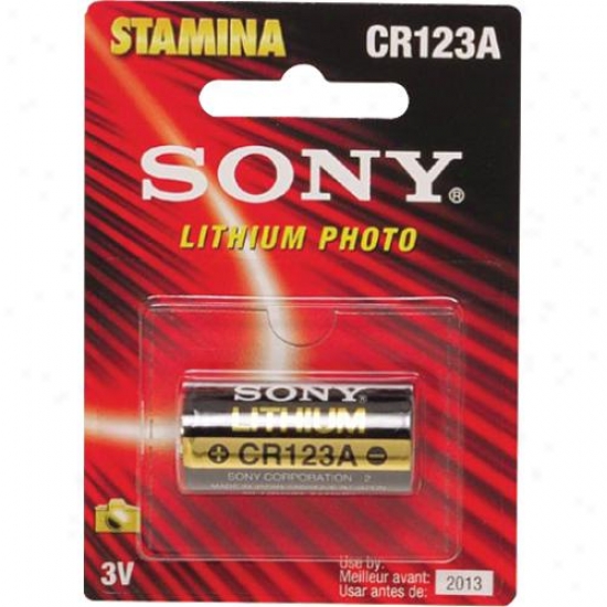 Sony Cr123a Lithium Photo Batteries