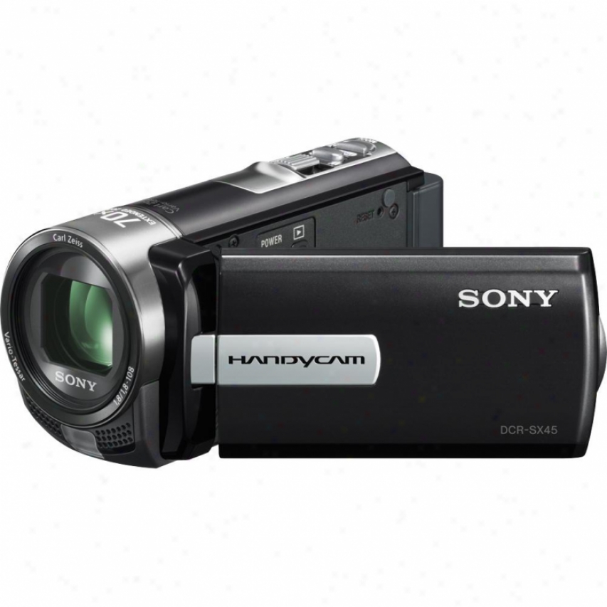 Sony Dcr-sx45 Compact Handycam&reg; Camvorder - Black