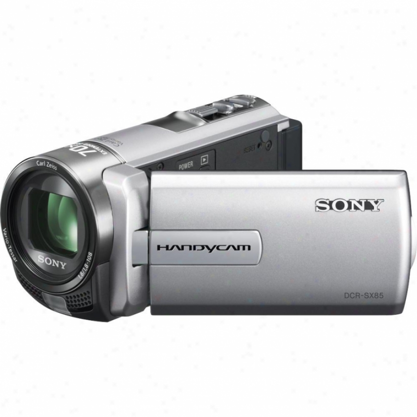 Sony Dcr-sx85/s 16gb Flash Memory Handycam&reg; Camcorder - Silver