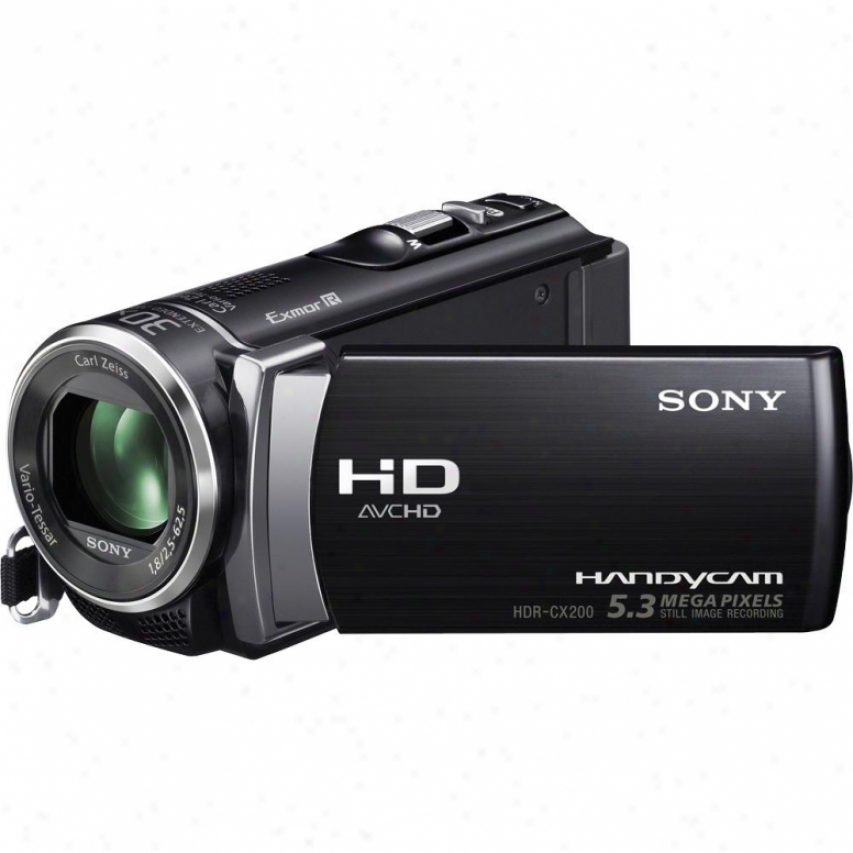 Sony Hdr-cx200 Camcorder - Black