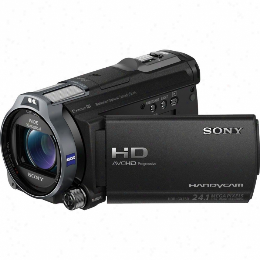 Sony Hdr-cx760v Full Hd 96gb Flash Memory Camcorder - Black