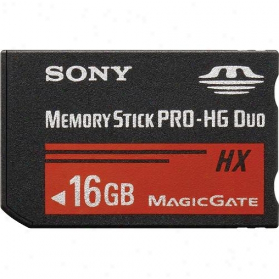 Sony Mshx16b 16gb High Speed Mempry Stick&reg; Pro-hg Duo Media