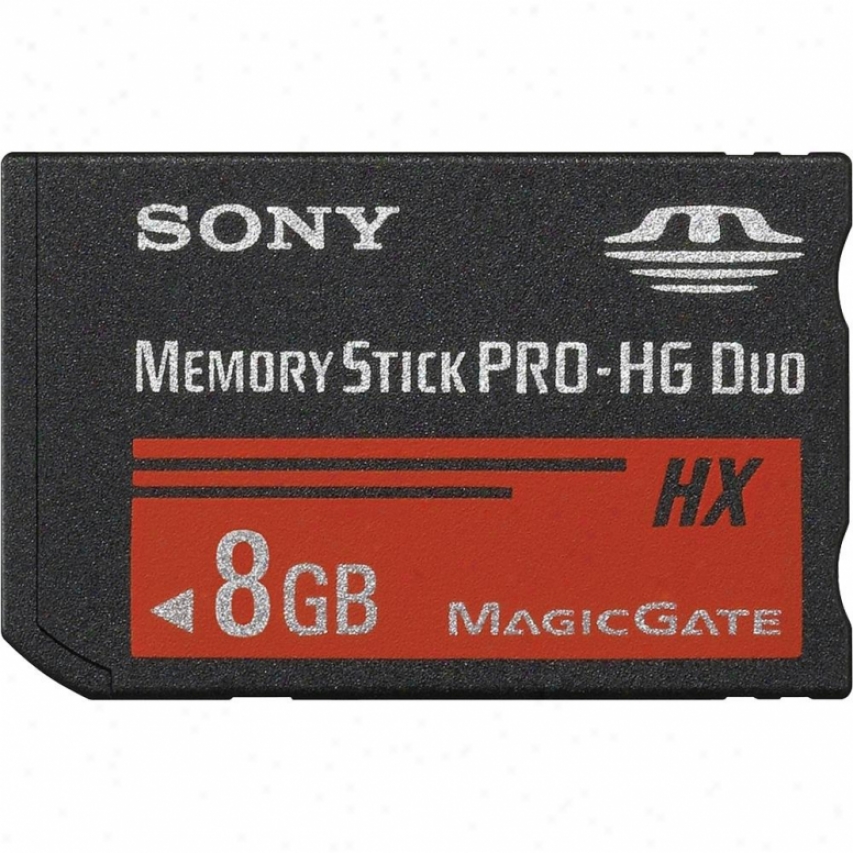 Sony Mshx8b 8gb High Speed Memory Stick&reg; Pro-hg Duo Media