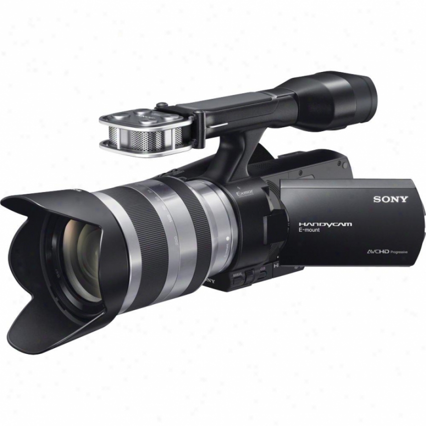 Sony Nex-vg20h Interchangeable Lens Hd Handycam&reg; Camcorder With Lens