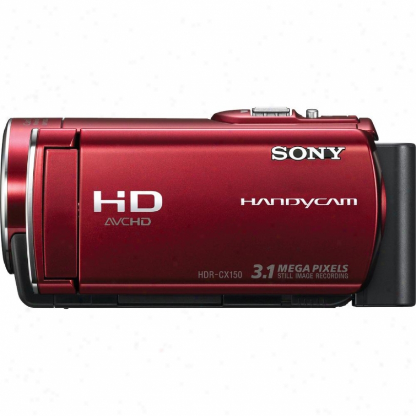 Sony Open Box Hdr-cx1500/r 16gb High Definition Handycam&reg; Camcorder - Red