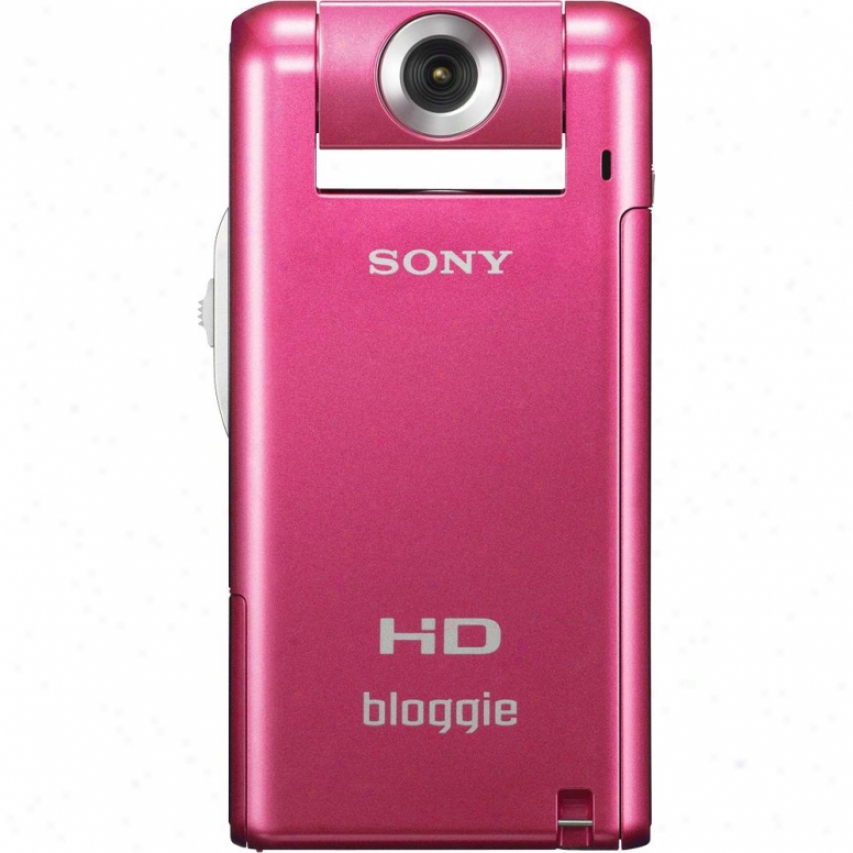 Sony Open Box Mhs-pm5k/p Bloggie Pocketable Hd Camera With 270-degree Swivel Len