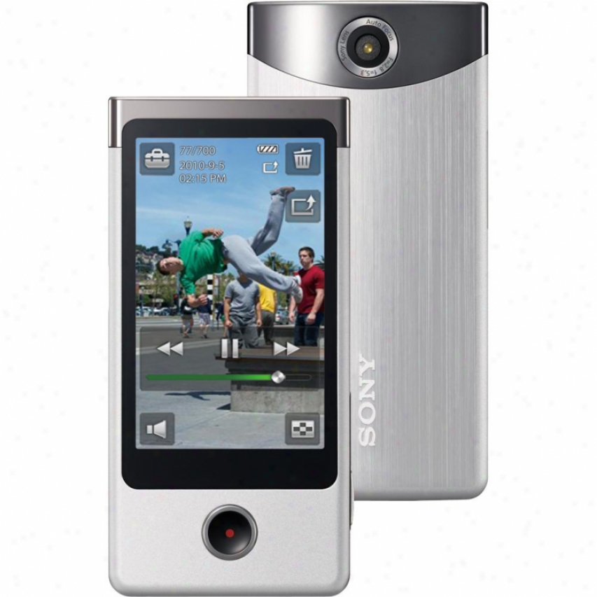 Sony Open Box Mbs-ts10/s 4gb Bloggie Touch Hd Camera - Silver