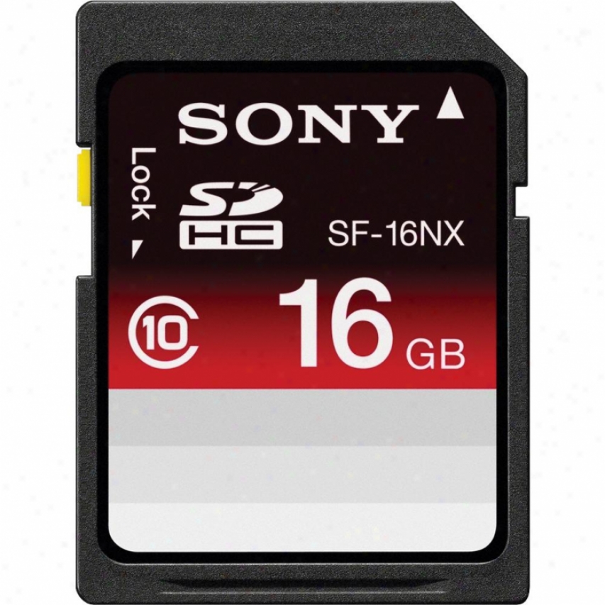 Sony Sf-16nx 16gb Sdhc Class 10 Slang Memory Card