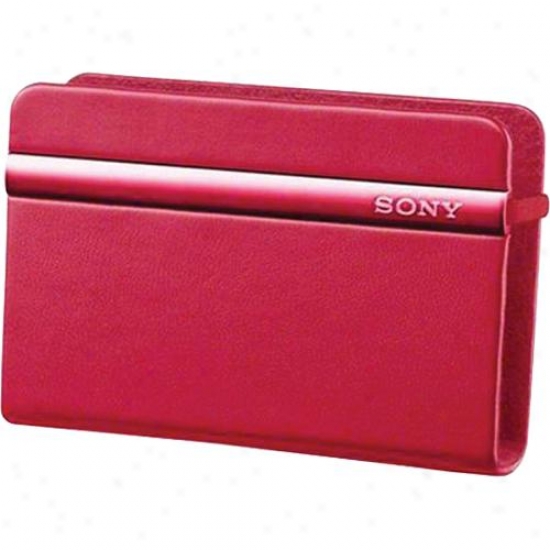 Sony Soft Carrying Case For Cyber-shot&reg; Tx55 Digital Camera - Red - Lcj-thf/