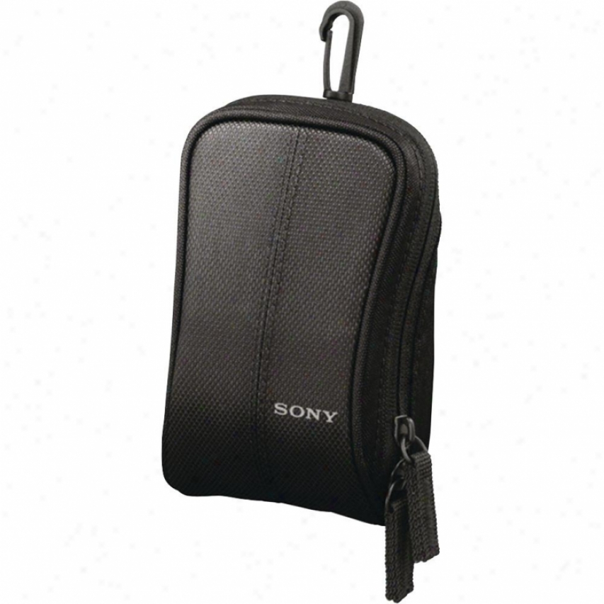 Sony Soft Carryingg Case For Cybwr-shot/bloggie Camera - Black - Lcs-csw/b