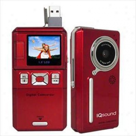 Supersonic 3mpx Digital Camcorder Red