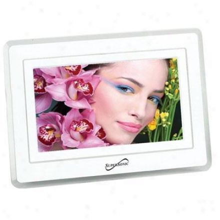 Supersoinc Sc-7001 7-inch Dihital Photo Frame W/ Usb & Sd Inputs