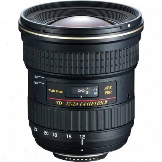 Tokina 12-24mm F/4 Af Pro Dx Ii Wide-angle Lens For Nikno - Atx124dxiun